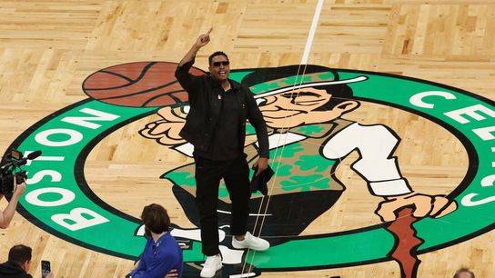 Paul Pierce, here to carry on a tradition, sees shades of the past in the Celtics taken at The Auerbach Center (Celtics)
